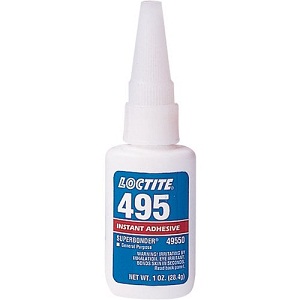 Loctite 495 Instant Adhesive Super Bonder 49550-1oz Bottle